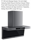 Arspura F1 30 Inch Range Hood 16 M/S High-Velocity Wall Mount Non Filter NIP — photo 1