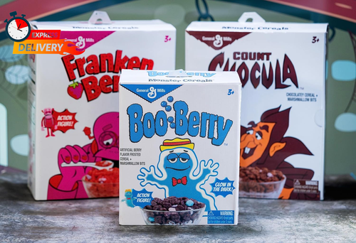 General Mills 6" Scale Boo Berry Glow in the Dark Action Figure, Toys for Kids a - Picture 9 of 12