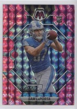 2023 Panini Mosaic Rookies Pink Camo Mosaic Prizm Sam LaPorta #360 0fz3