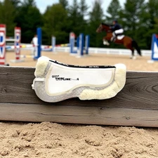 ThinLine Full Sheepskin Trifecta Half Pad White- Small (formerly Ultra)