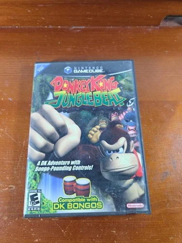 Donkey Kong Jungle Beat GameCube, Game & Case, No manual, Compatible with Bongos