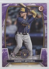2023 Bowman Purple Pattern 56/199 Garrett Mitchell #41 it9