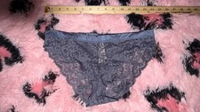 Victoria's Secret Body by Victoria Midnight Blue lace bikini M NWT