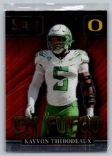 2022 Panini Select Draft Picks Kayvon Thibodeaux En Fuego #EN-KT