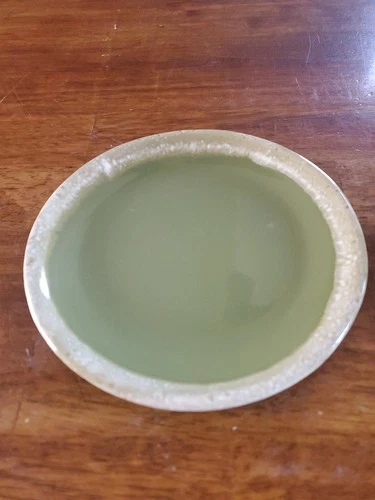 HULL Pottery Avocado Green Plates