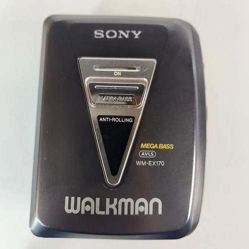 Sony Walkman WM-EX170 Mega Bass Anti-Rolling Portable Cassette Player (Works)