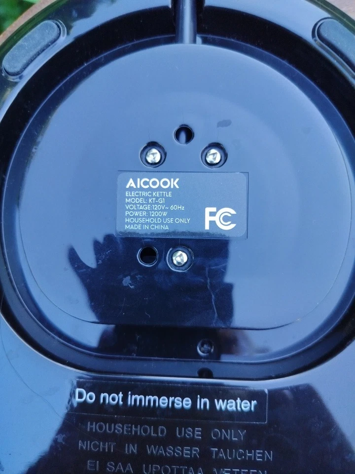 AICOOK Electric Kettle Model KT-G1 Black 🫖🫖🫖🫖🫖🫖🫖🫖🫖🫖🫖 - Image 2 of 4