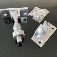 Satin Chrome Victorian Style Brighton Sash Window Catch Latch Lock UNOPENED 