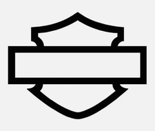Hd Harley Davidson Logo Outline Vinyl Decal Die Cut
