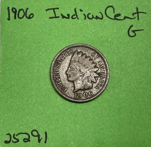1906 Indian Head Cent / Penny 1c  Good