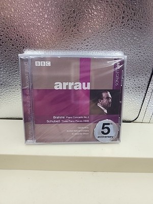Arrau BRAHMS Schubert Three Piano Pieces, Piano Concerto 2 CD Import New U