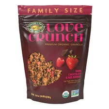 Organic Dark Chocolate & Red Berries Granola, 26.4 Oz (Pack of 1), Non-Gmo, Fai
