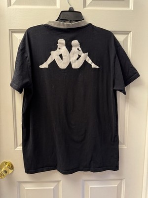 Kappa Authentic 90 Bansa Tee Colorblock Logo T Shirt Mens L Streetwear