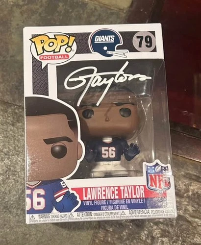 Lawrence Taylor Signed Funko Pop New York Giants JSA