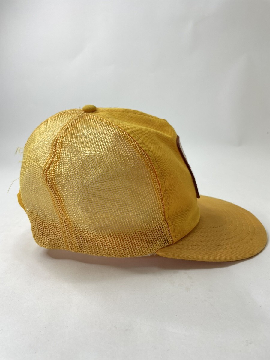 Vintage 70s 80s Pride In Tobacco Hat Patch Mesh Snap Back