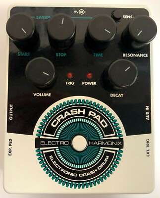 Used Electro-Harmonix EHX Crash Pad Electronic Crash Drum Guitar Effects Pedal