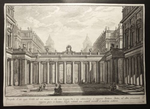 Eau-forte de Giovanni Battista PIRANESI Roma