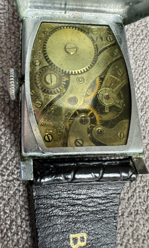 Vintage Rare 1920’s Bulova Art Deco 14K WHITE GF Watch 15J Runs Very Rare UNIQUE - Picture 19 of 21