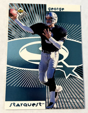 1998 Upper Deck UD Choice Starquest NFL Card #3 Jeff George Oakland Raiders