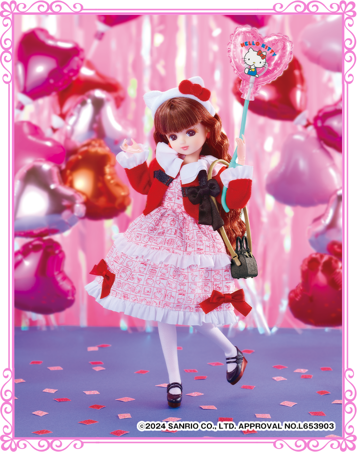 Licca chan Doll Takara Tomy Photogenic Licca Hello Kitty 50th