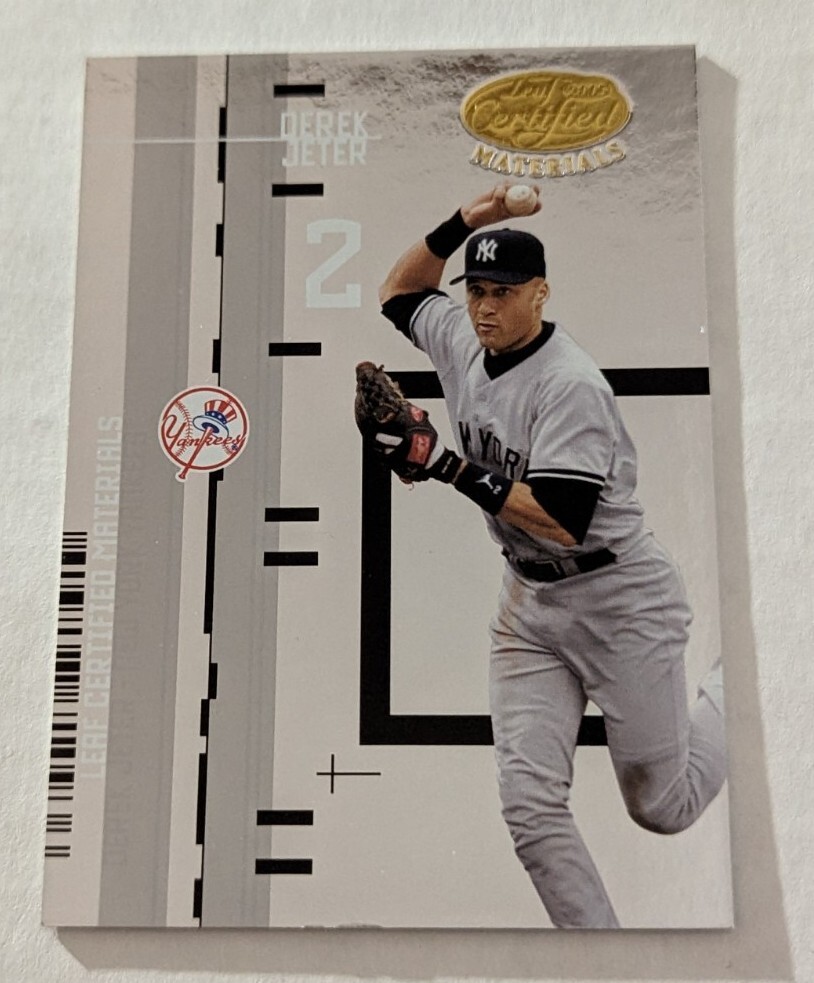 2005 Leaf Certified Materials Previews Derek Jeter #LC-5 NEW YORK YANKEES HOF
