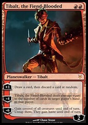Thibalt Halbblut Duel Decks: Sorin vs. Tibalt - Tibalt, the Fiend-Blooded FOIL
