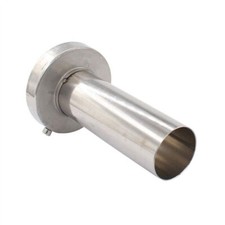 498mm Car Stainless Chrome Exhaust Tip Muffler Silencer Round Insert Removable 498mm Car Stainless Chrome Exhaust Tip Muffler Silencer Round Insert Removable