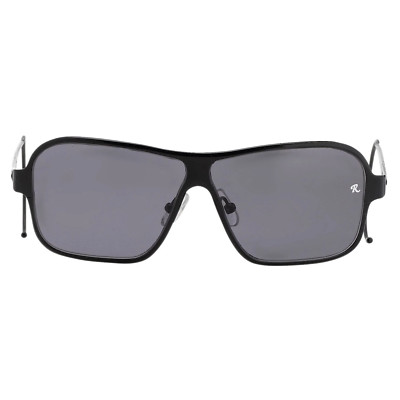 Raf Simons Sonnenbrille Größe Extra Small rechteckig schwarz und grau