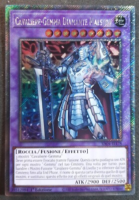 RITTER EDELSTEIN DIAMANT MEISTER Selten Geheimnis auf Italienisch RA04-IT178 YUGIOH
