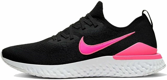 epic react flyknit 2 white/black-pink blast