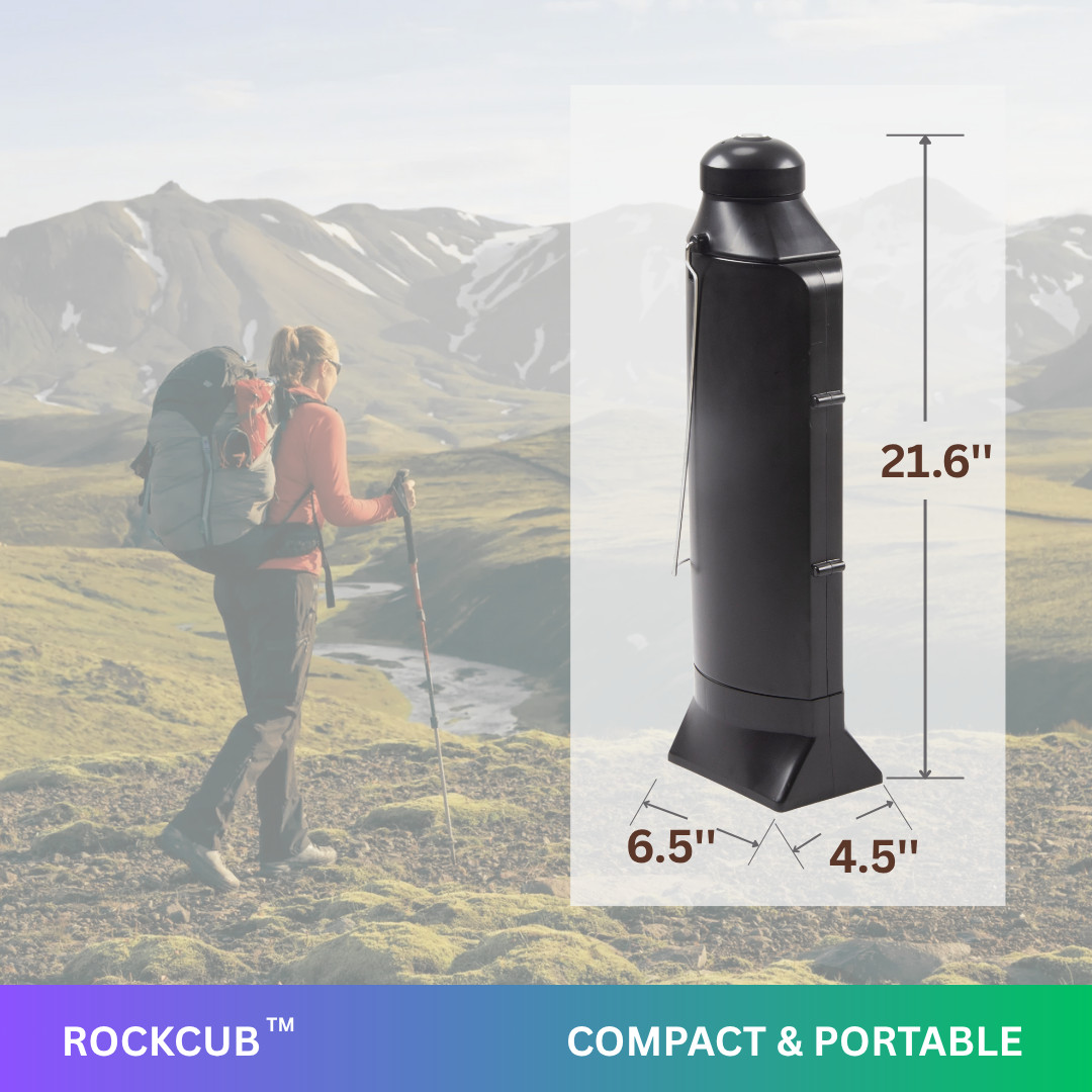 Portable Solar Kettle for Camping Hiking Solar Powered Thermos 33.8 fl oz