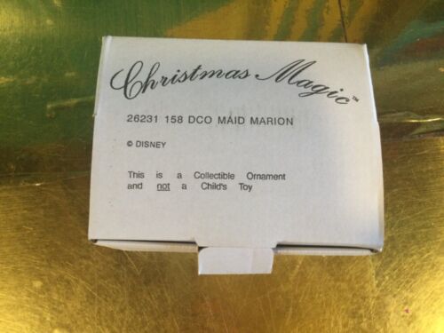 ROBIN HOOD FOX BRIDE "MAID MARIAN DISNEY GROLIER CHRISTMAS MAGIC ORNAMENT - Picture 11 of 11