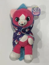 Kipp Brothers 10” Snug Buddies Pink Cat Kitten with Security Blanket Plush
