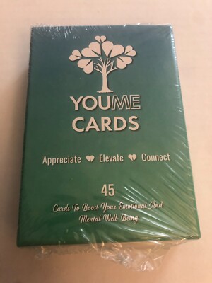 You & Me Appreciate Elevate Connect 45 Cards Boost Emotional Mental Well Being