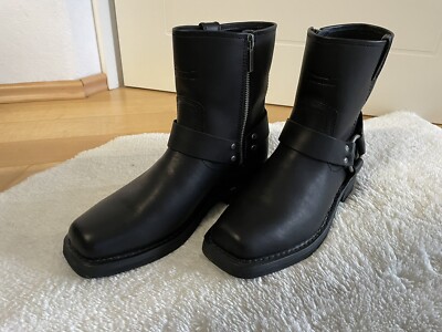 Harley Davidson Boots El Paso schwarz Kult klassischer Bikerboots Gr. 41 Wie Neu