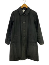Margaret Howell MHL. Soutien Collar Coat Black Color Model Women Size-2 Long