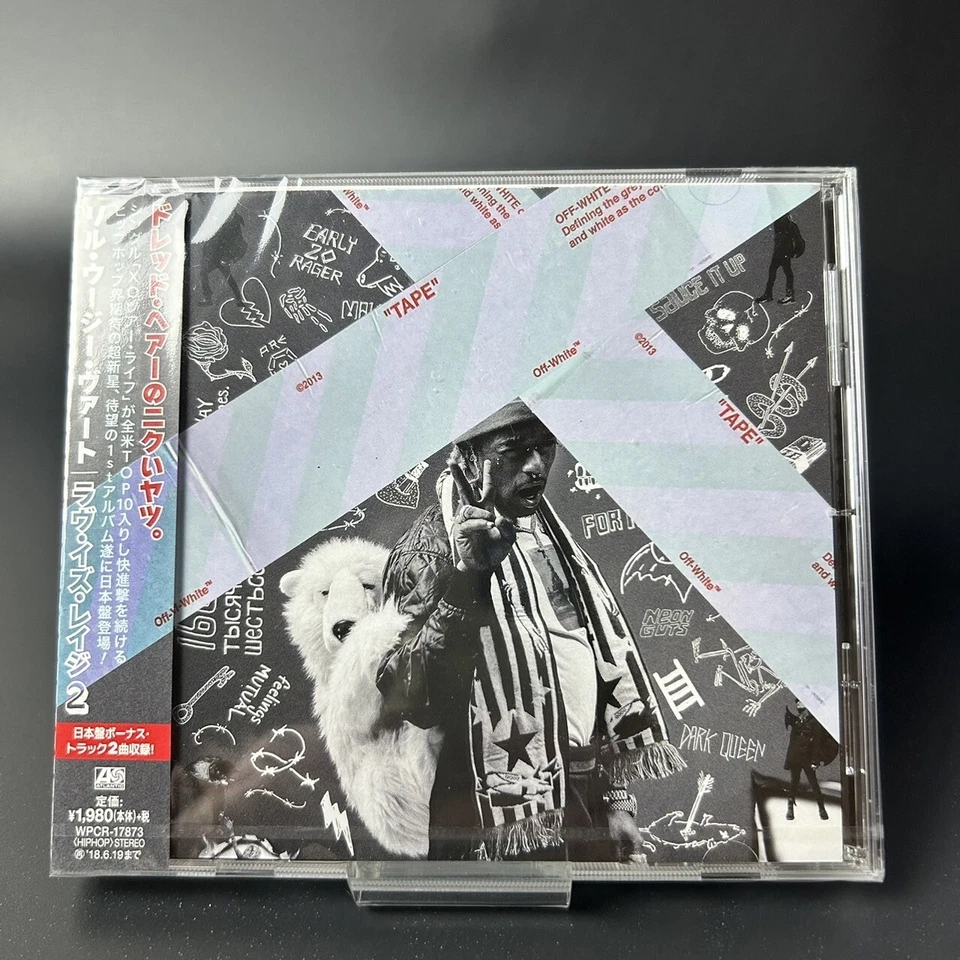 LIL UZI VERT LUV IS RAGE 2 with Bonus Tracks CD Japan 2017 Brand New F/S — 第 2/4 张图片