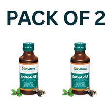 Himalaya Koflet SF Syrup Sugar Free  100ml x 2 Bottles  FREE SHIPPING