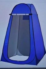 Ebriche Pop Up Privacy Shower Tent Portable Camping Shower Changing Room Blue