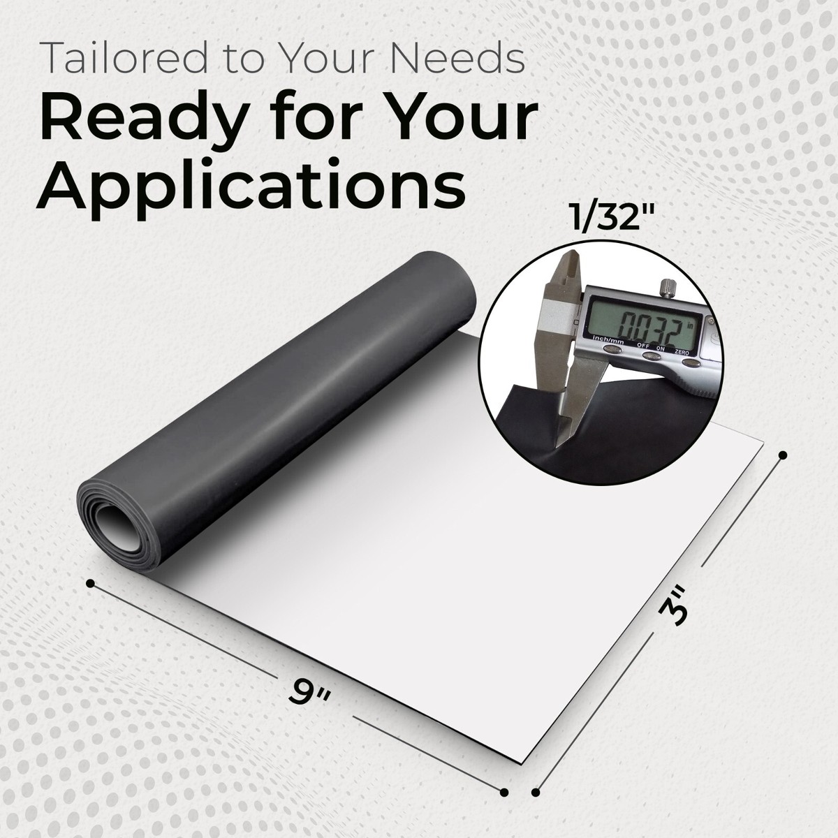 BENECREAT Foglio Autoadesivo In Gomma Siliconica Da 100 Mm X 1.6 - Foto 6