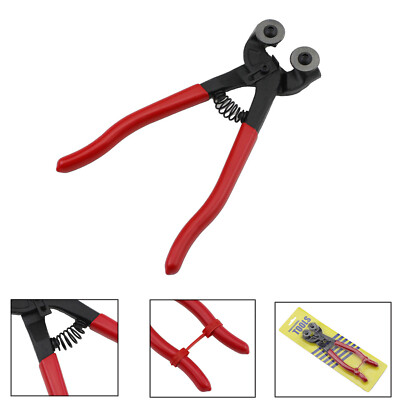 Glass Tile Nippers,8 Inch Heavy Duty Wheeled Glass Mosaic Nipper,Shapping Plier
