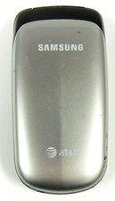 Samsung SGH-A107 - Silver and Black AT T Cellular Flip Phone - No Back