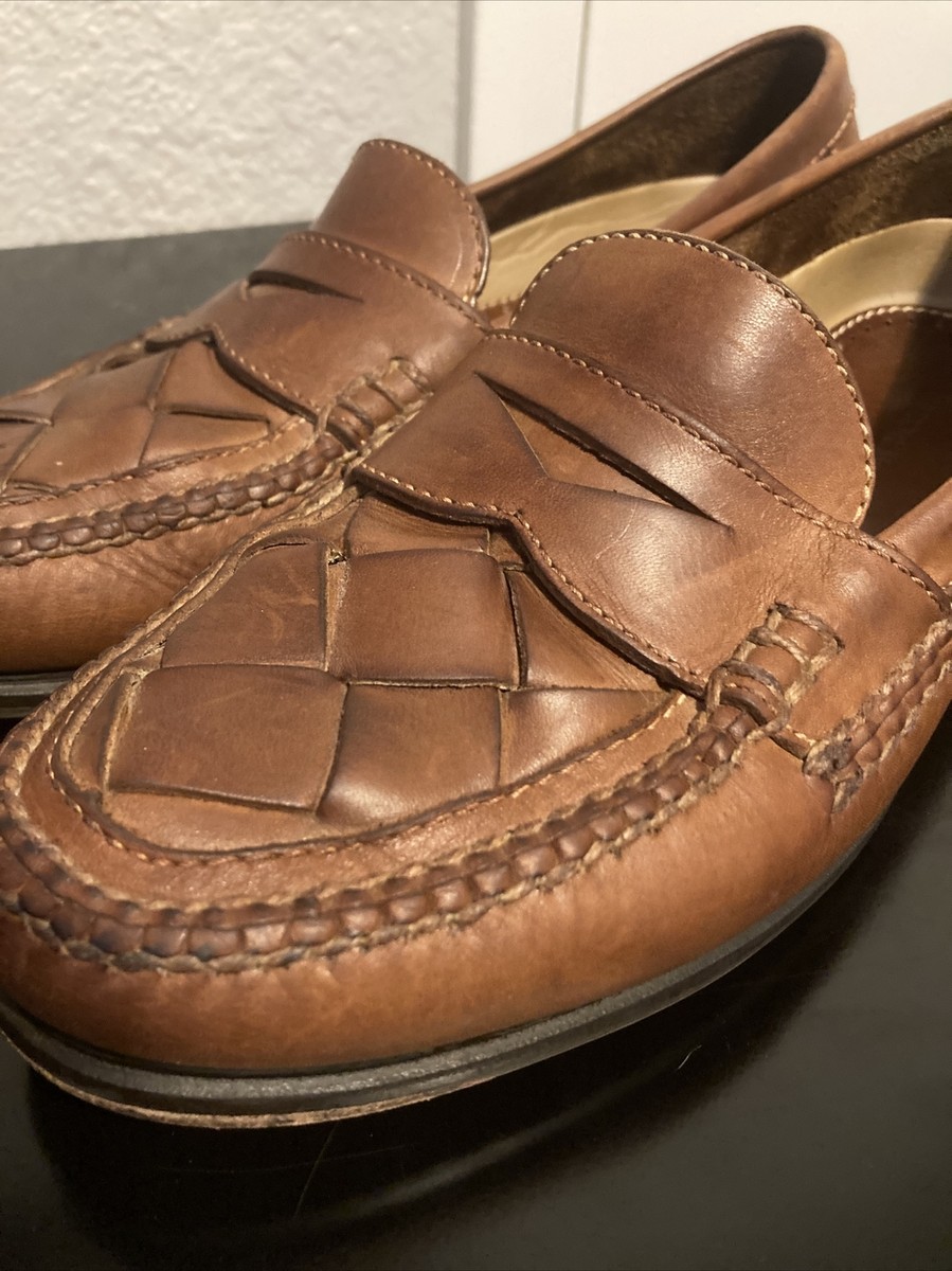 Johnston & Murphy Passport 20-9170 Brown Weave Leather  display picture 1