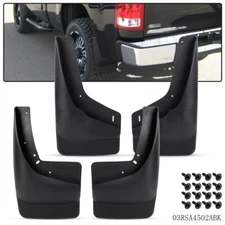 Fit For 1999-07 Chevy Silverado Sierra Splash Guards Mud Flaps 4Pcs Front & Rear