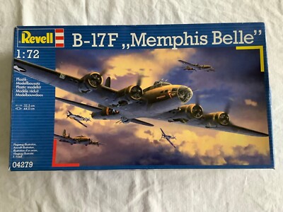  Revell 04279 1:72 B-17F Flying Fortress Memphis Belle + Specials (EI401-31K3)
