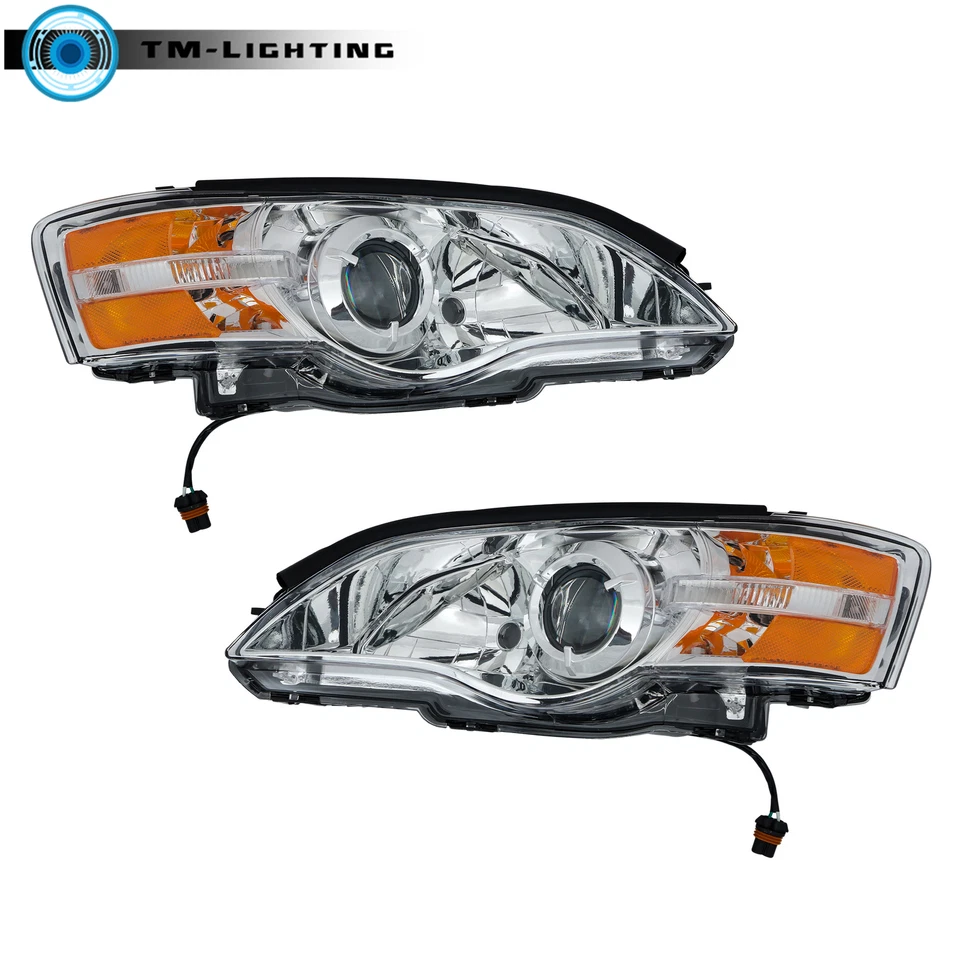 For 2005 2006 2007 Subaru Legacy/Outback GT/2.5i Halogen Headlights Assembly Set - Image 3 of 4