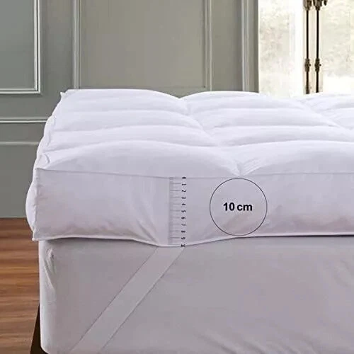 10cm Microfiber Mattress Topper 4" Inch Deep Luxury Soft Hotel Quality All Sizes
Opens in a new wind