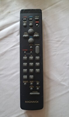 Magnavox Black VSQS1270 Remote Control VR3510AT21 VR9210 VR9230 ...