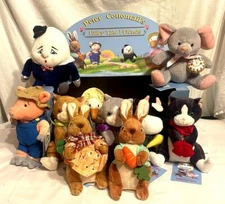 CVS 1998 Peter Cottontail’s Fairy Tale Friends 7” Plush Set of 10 in PDQ Box!
