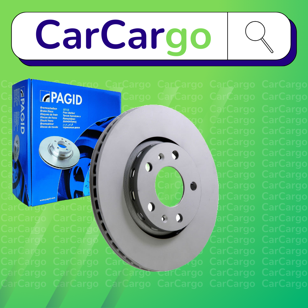 Pagid Vented Rear Brake Discs Pair For Audi A8 3.0 2003-2006 280 mm